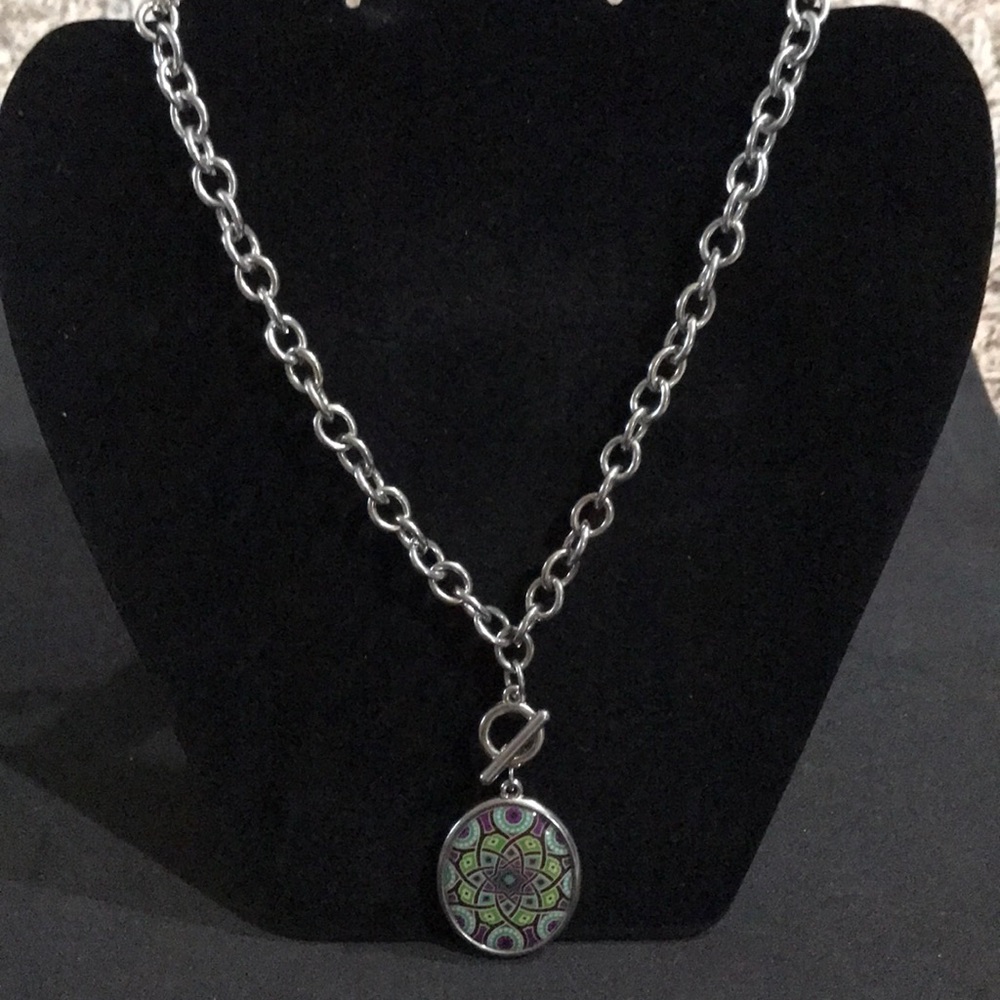 Double sided pendant necklace